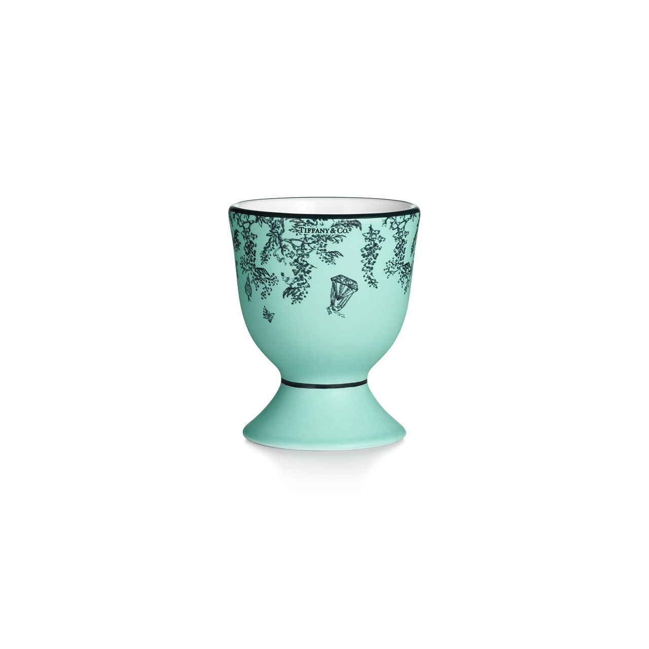 Tiffany Toile:Egg Cup in Tiffany Blue® Bone China image number 0