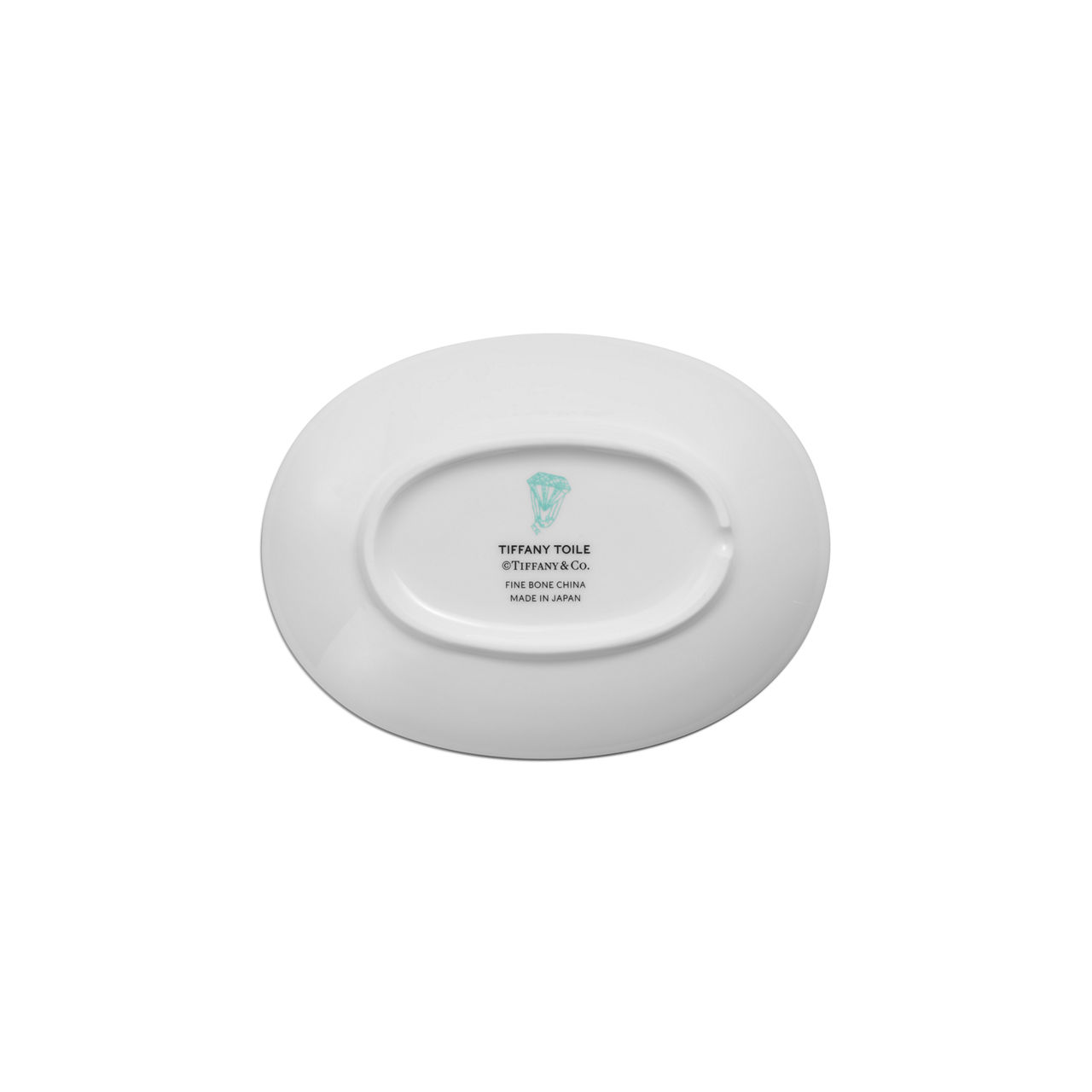 Butterteller aus Porzellan in Tiffany Blue®