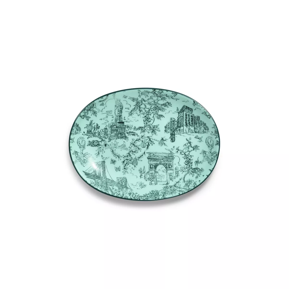 Butterteller aus Porzellan in Tiffany Blue&reg;