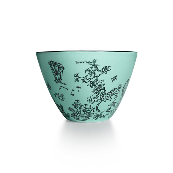 Tiffany Toile:Jam Bowl in Tiffany Blue® Bone China