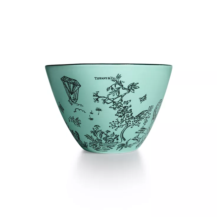 Tiffany Toile:Jam Bowl in Tiffany Blue&reg; Bone China, 1