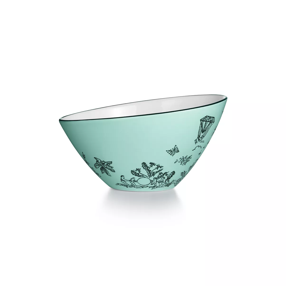 Marmeladenschale aus Porzellan in Tiffany Blue&reg;