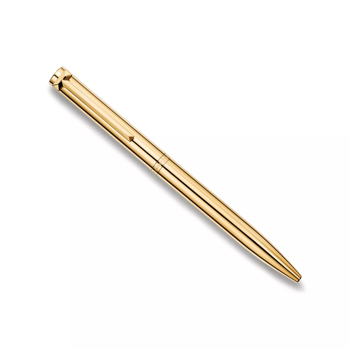 Ballpoint Pen in Sterling Silver with Gold Vermeil