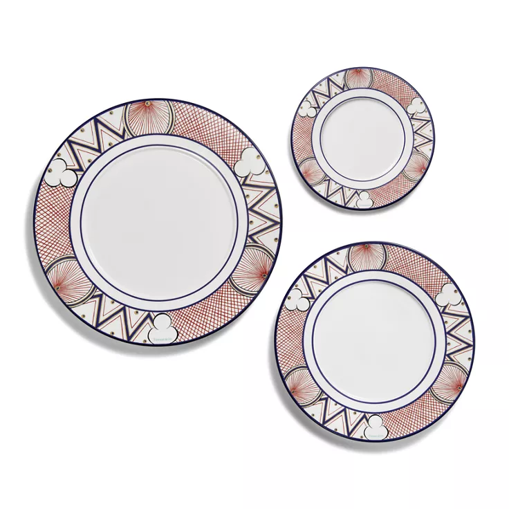 Tiffany Batik:Bread and Butter Plate in Porcelain, 2
