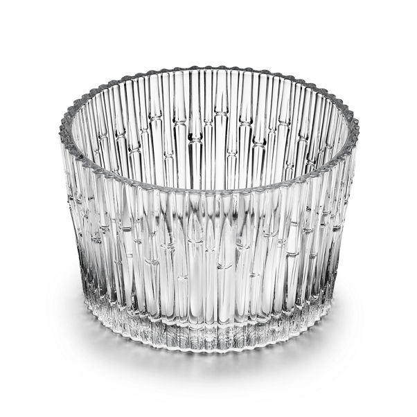 Bamboo:Large Bowl in Crystal Glass