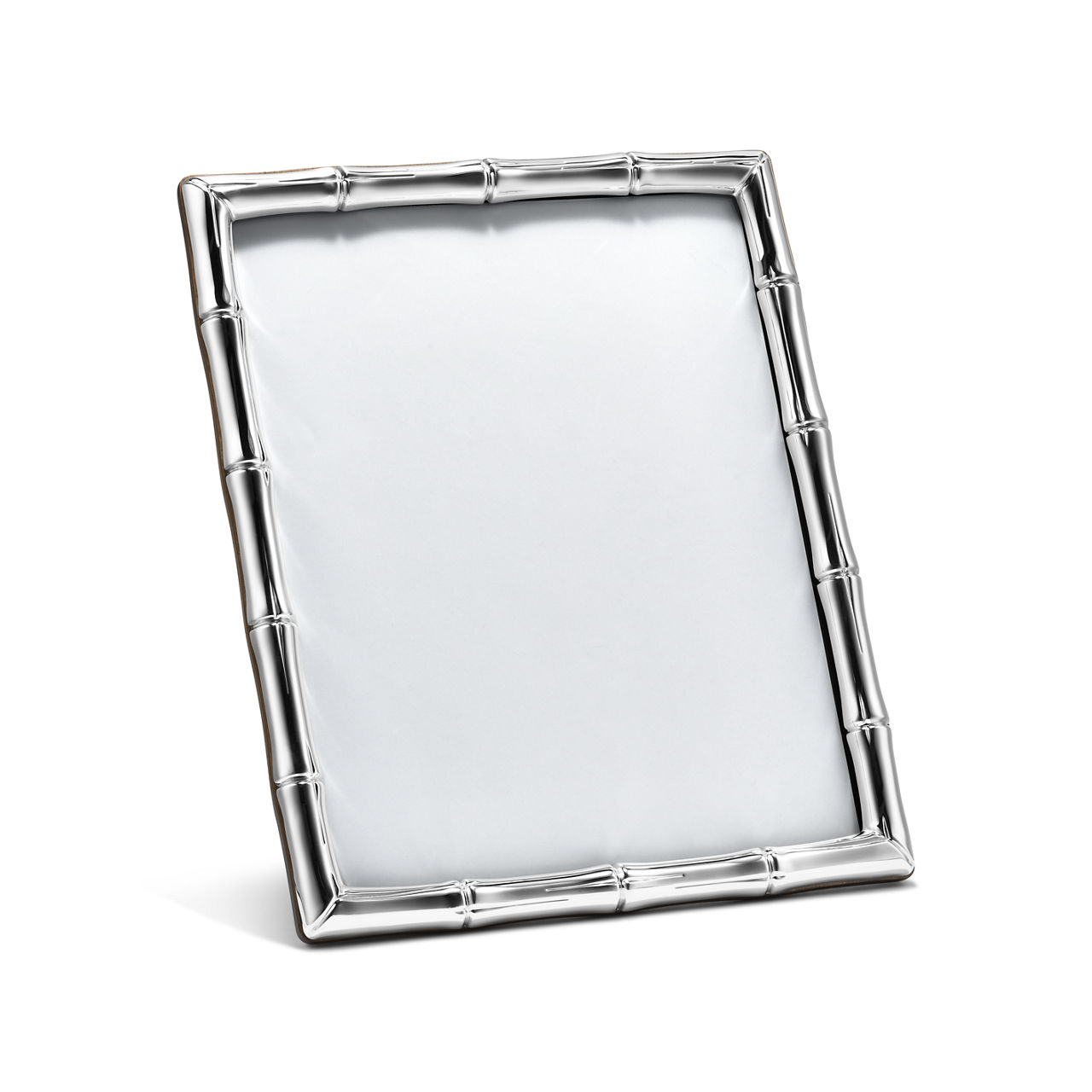 Bamboo:Rectangular Frame in Sterling Silver image number 0