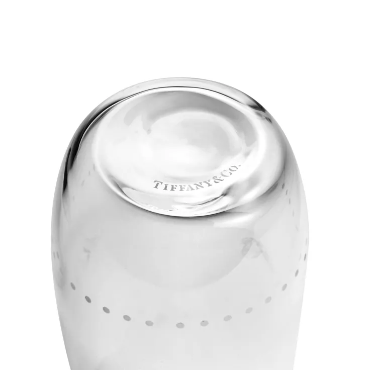 Tiffany Jardin:Stemless Coupe Glasses in Etched Glass, Set of Two, 1