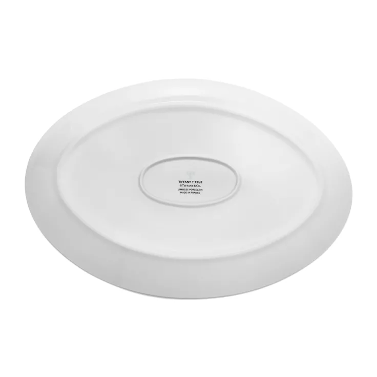 Tiffany T:True Serving Platter with a Hand-painted Gold Rim, 1