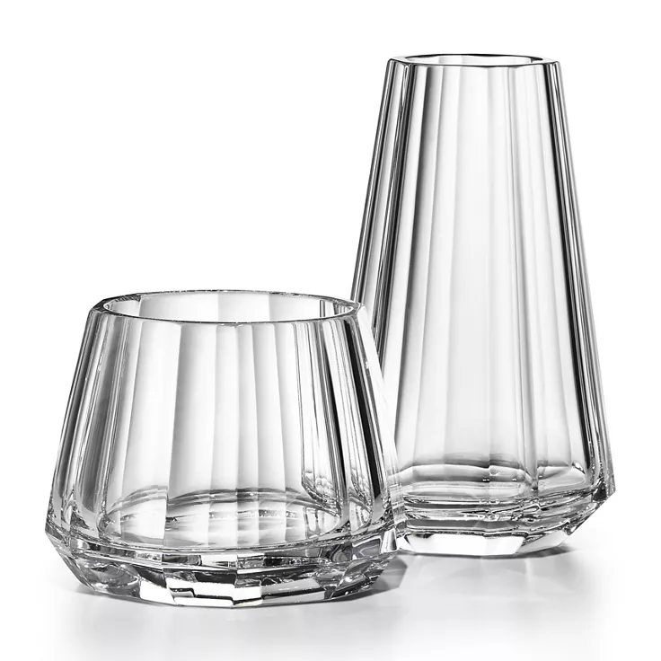 Collezione Tiffany Facets:Vaso affusolato grande in cristallo, 1