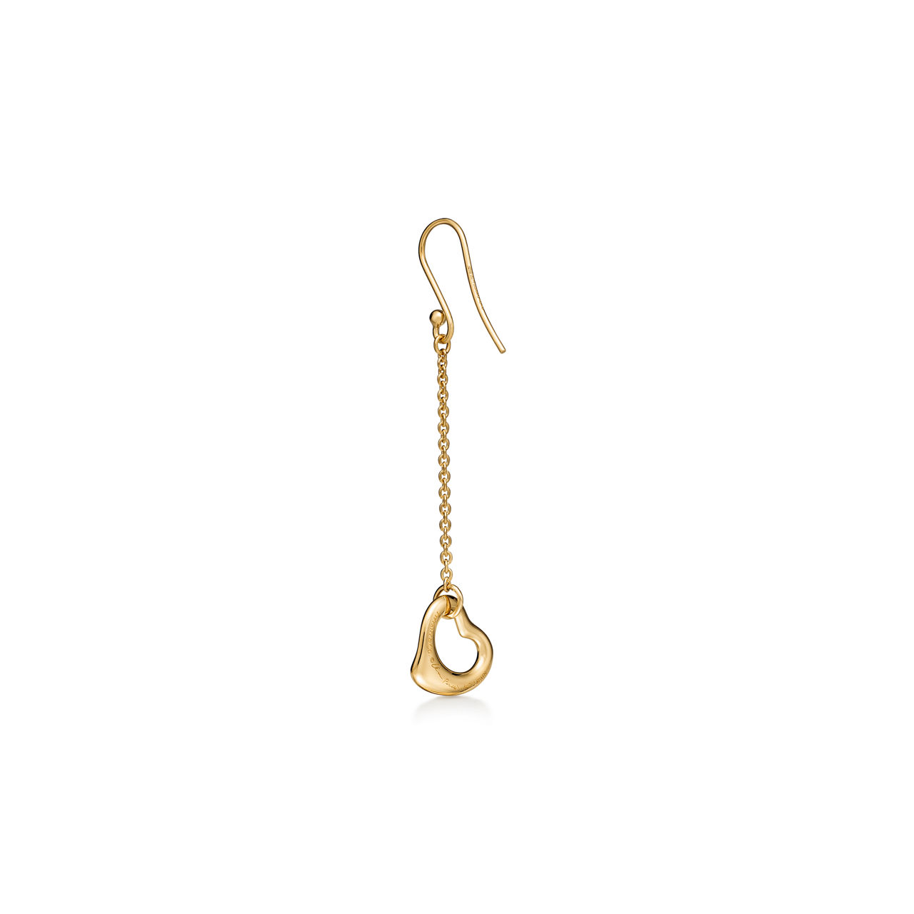 Elsa Peretti®:Open Heart Earrings in Yellow Gold image number 3