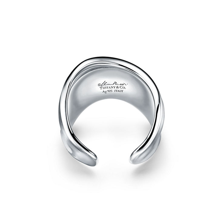 Elsa Peretti®:Bague Bone en argent 925 millièmes numéro dimage {1}