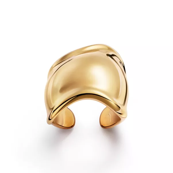 Bone Ring in Yellow Gold