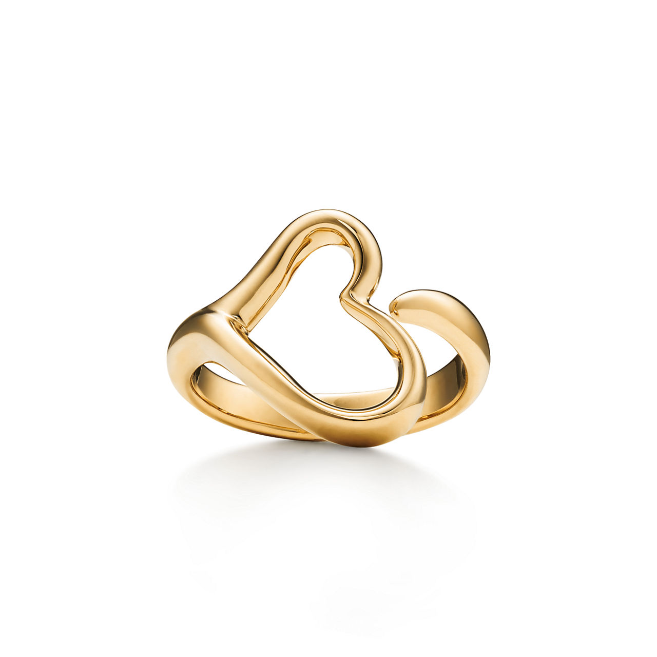 Collezione Elsa Peretti®:Anello Open Heart in oro giallo numero immagine 0