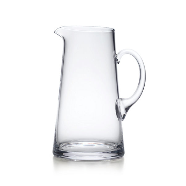 Tiffany Home Essentials:Tankard-shaped Pitcher in Crystal Glass