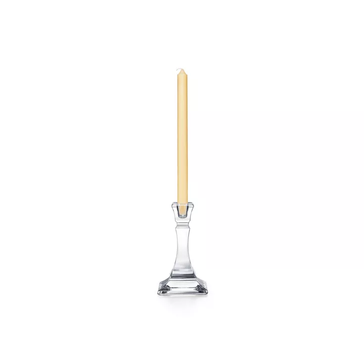 Tiffany Home Essentials:Square Candlestick in Crystal Glass, 1