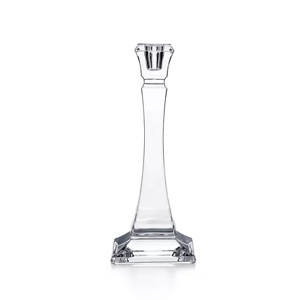 Bougeoir carré en cristal