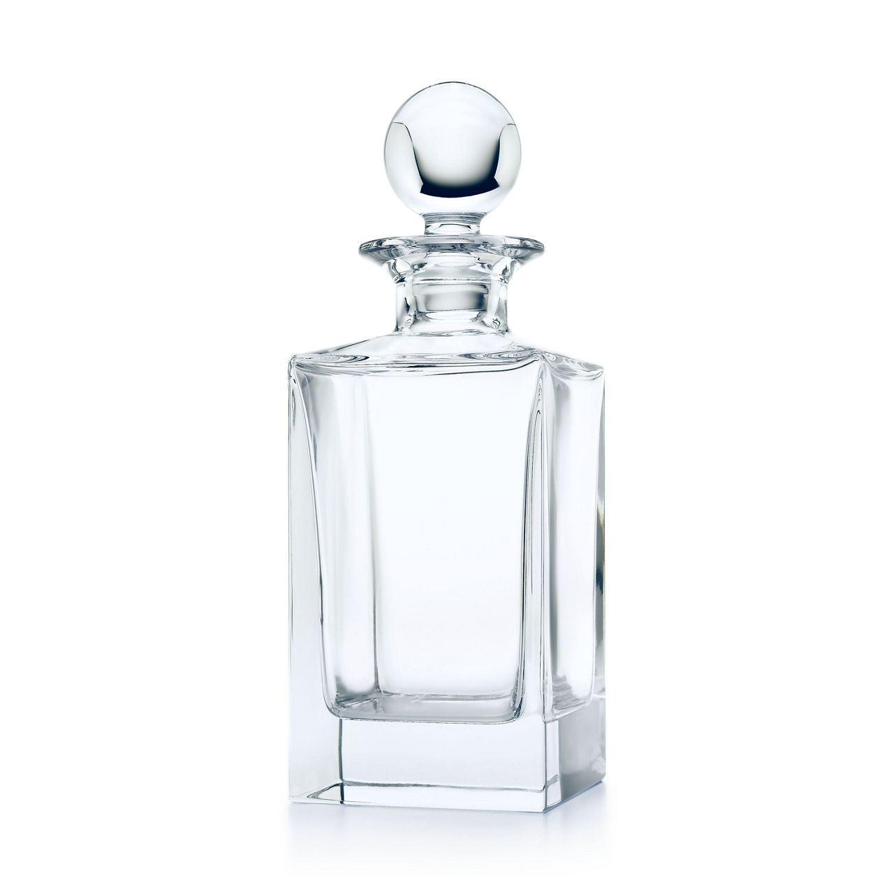 Decanter quadrato classico in cristallo