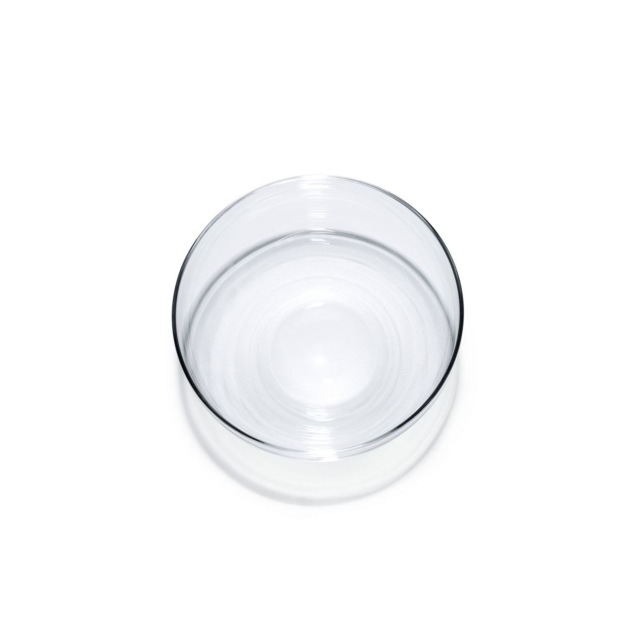 Small Round Bowl in Crystal Glass