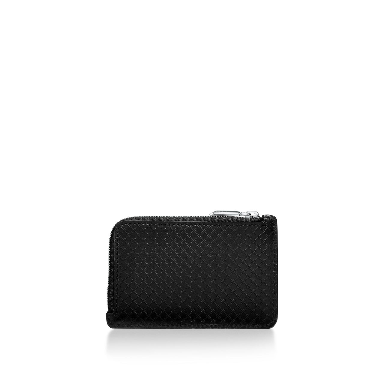 Tiffany T:Square Zip Card Holder in Black Leather image number 3