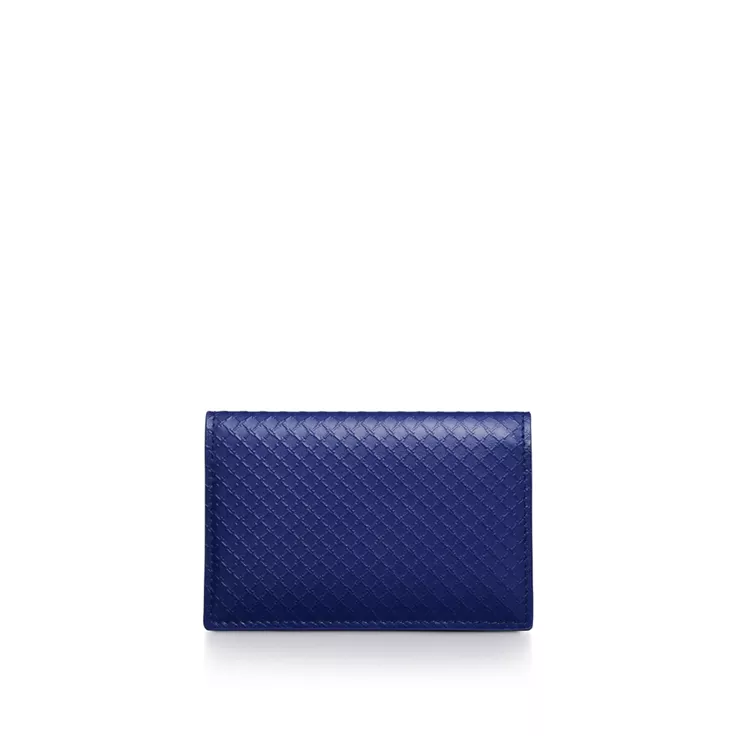 Tiffany T:Square Pocket Organizer in Vivid Tanzanite Blue Leather, 2