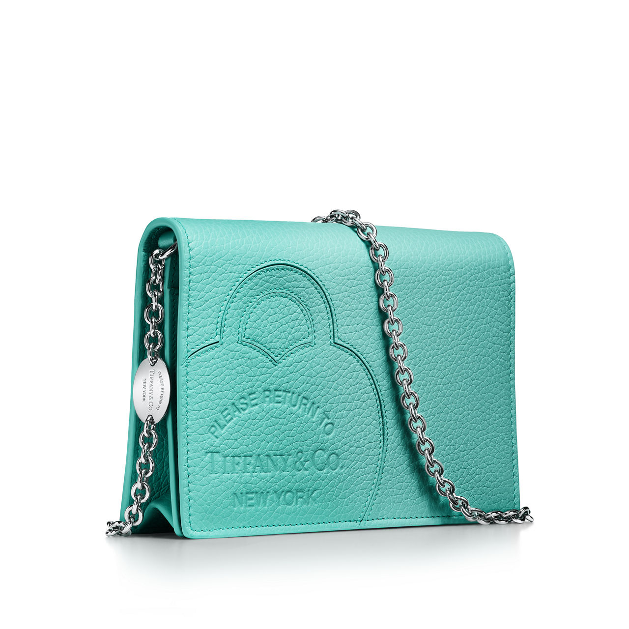 Return to Tiffany™:Crossbody Wallet in Tiffany Blue® Leather image number 2