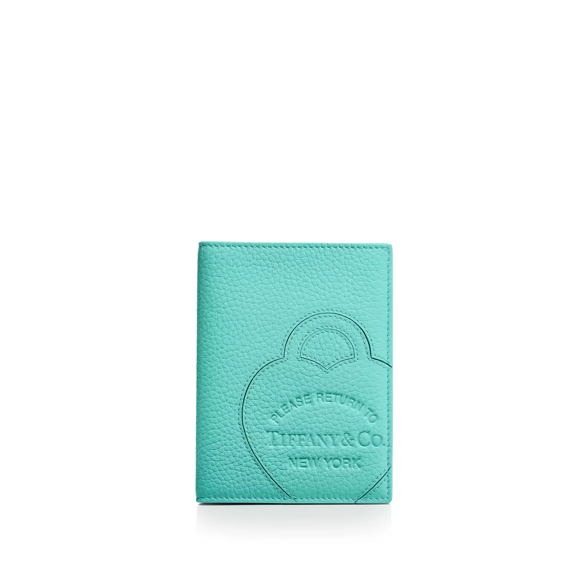 Passport Cover in Tiffany Blue&reg; Leather