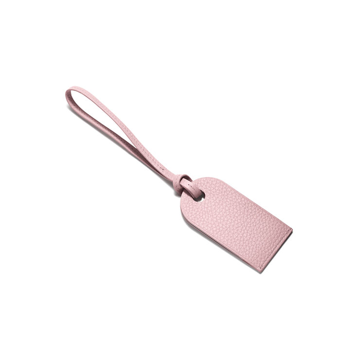 Return to Tiffany™:Luggage Tag in Crystal Pink Leather image number 2