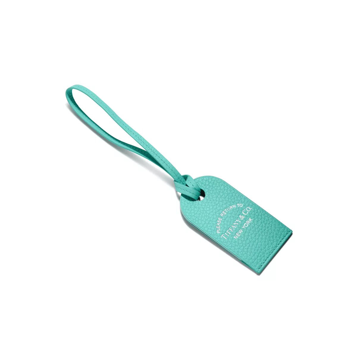 Luggage Tag in Tiffany Blue&reg; Leather