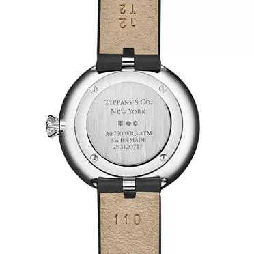 Tiffany Eternity:28 mm Round Watch in White Gold with Diamonds, 3