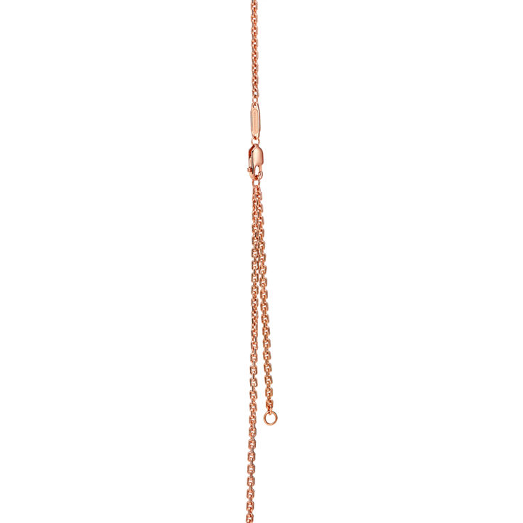 Tiffany Lock:Small Pendant in Rose Gold with Diamonds image number 4