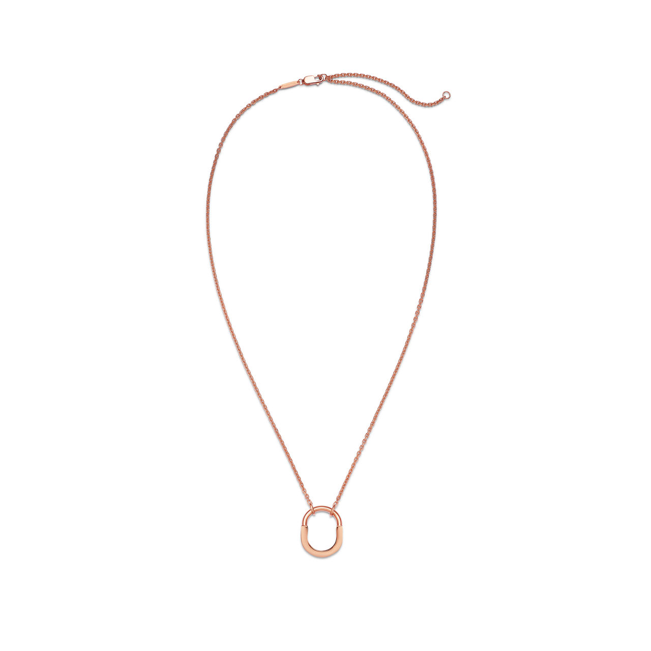 Tiffany Lock:Small Pendant in Rose Gold image number 3