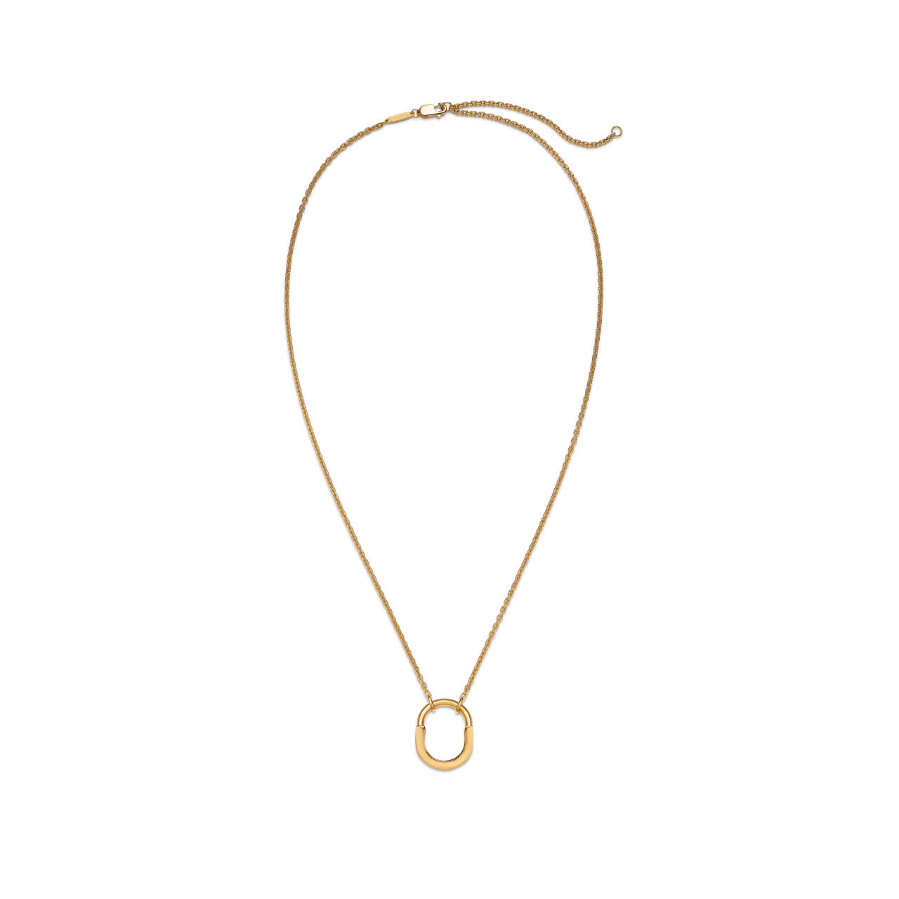 Tiffany Lock:Small Pendant in Yellow Gold image number 3