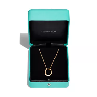 Tiffany Lock:Colgante pequeño de oro amarillo, 6