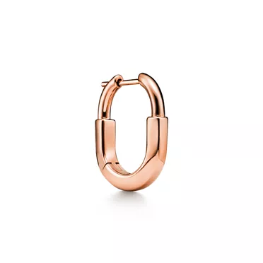 Tiffany Lock:Small Earrings in Rose Gold, 2