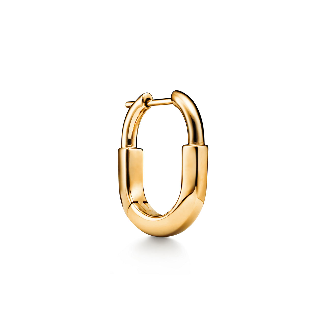 Tiffany Lock:Small Earrings in Yellow Gold image number 2