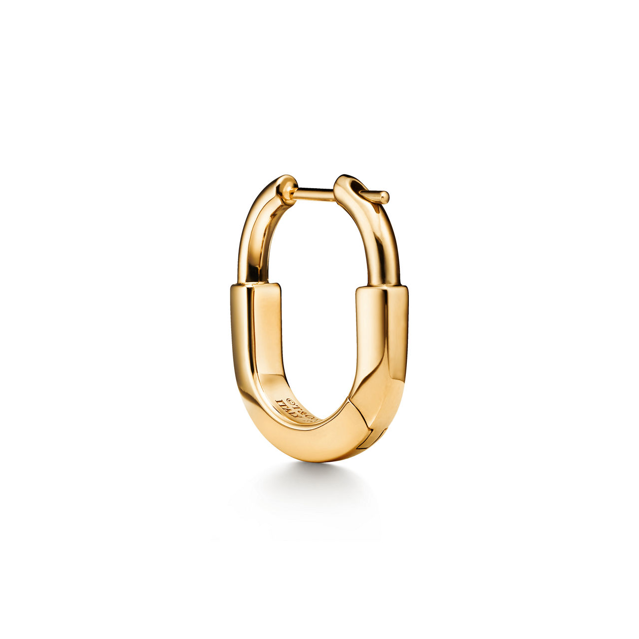 Tiffany Lock:Small Earrings in Yellow Gold image number 3