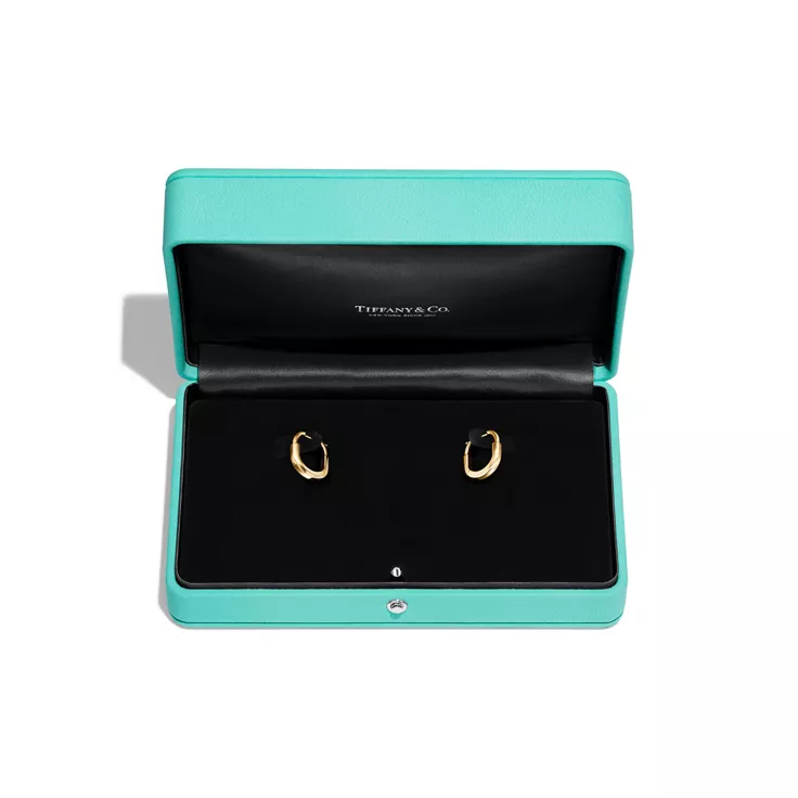 Tiffany Lock:Small Earrings in Yellow Gold, 4