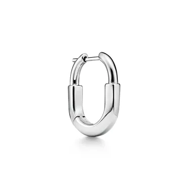 Tiffany Lock:Small Earrings in White Gold, 2