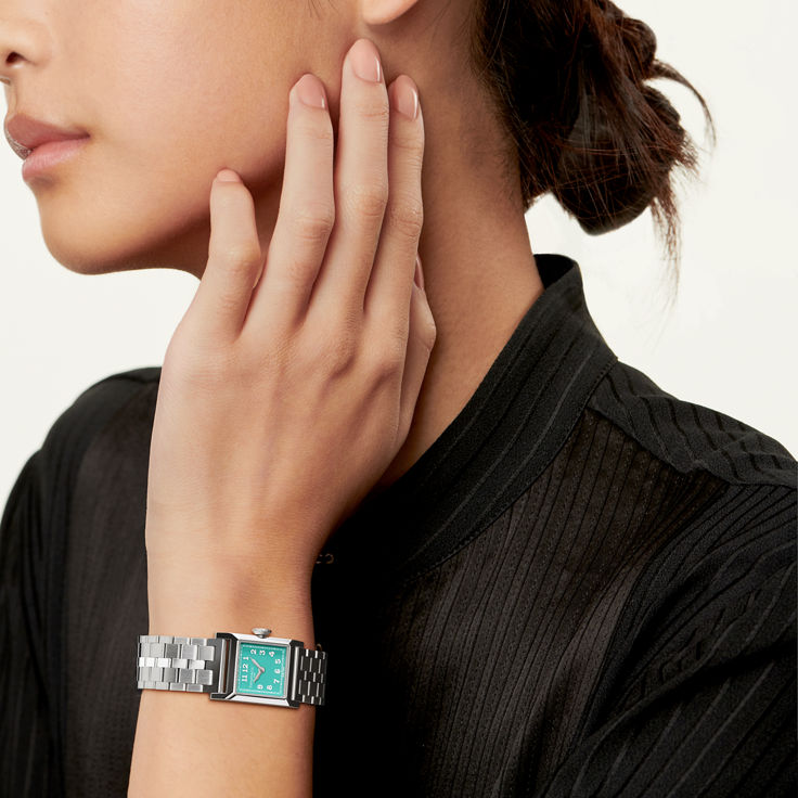 Union Square:20 mm Watch in Steel with a Tiffany Blue® Dial image number 1