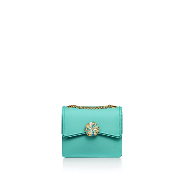 Medium Ribbons Shoulder Bag in Leather