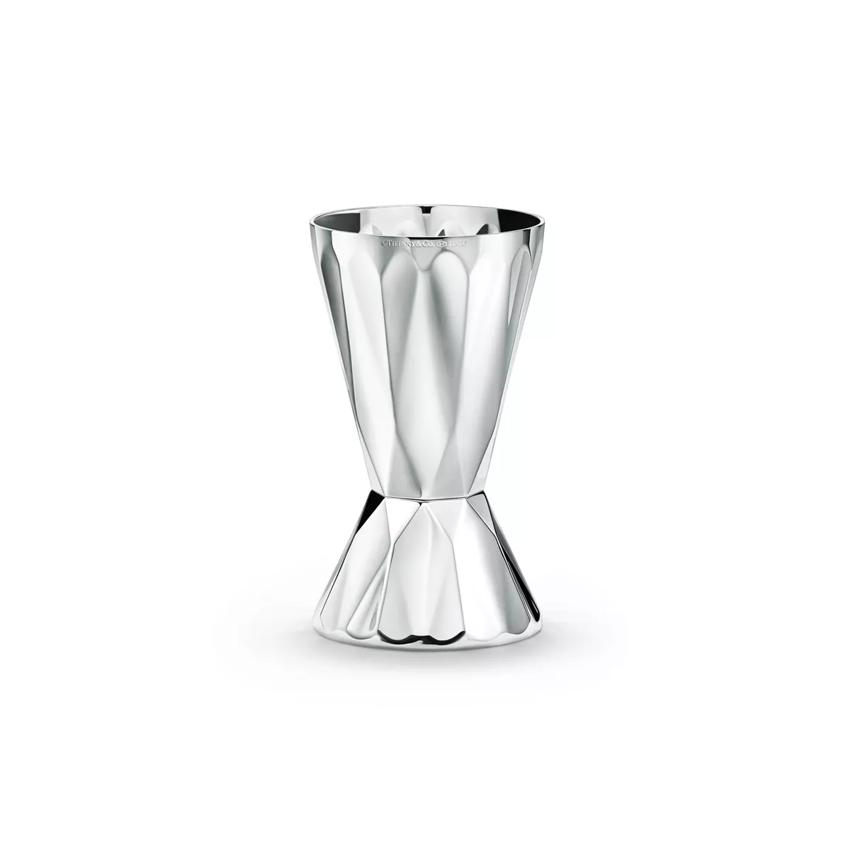 Jigger in Brass with Silver Plate