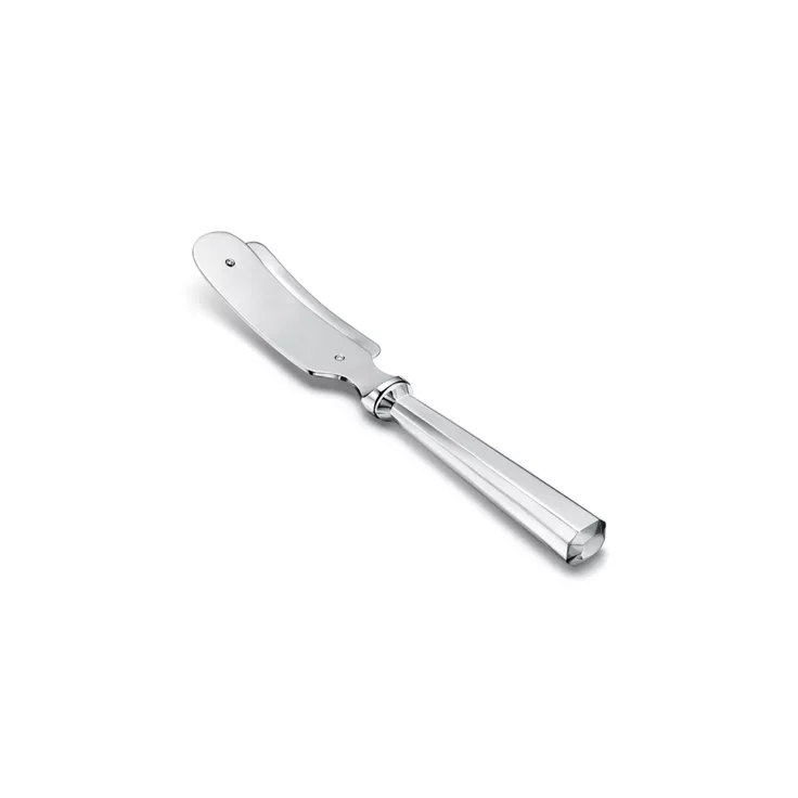 Tiffany Facets:Peeler in Brass with Silver Plate, 1