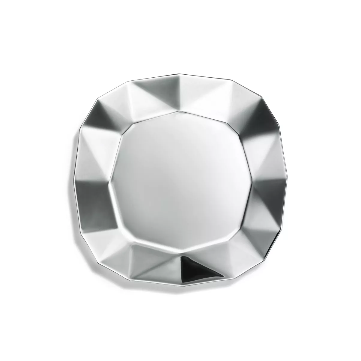 Coaster in Brass with Silver Plate