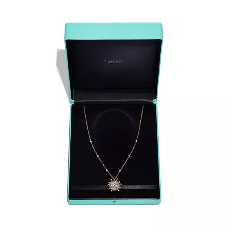 Apollo by Tiffany:Pendant in Gold and Platinum with Diamonds, 6