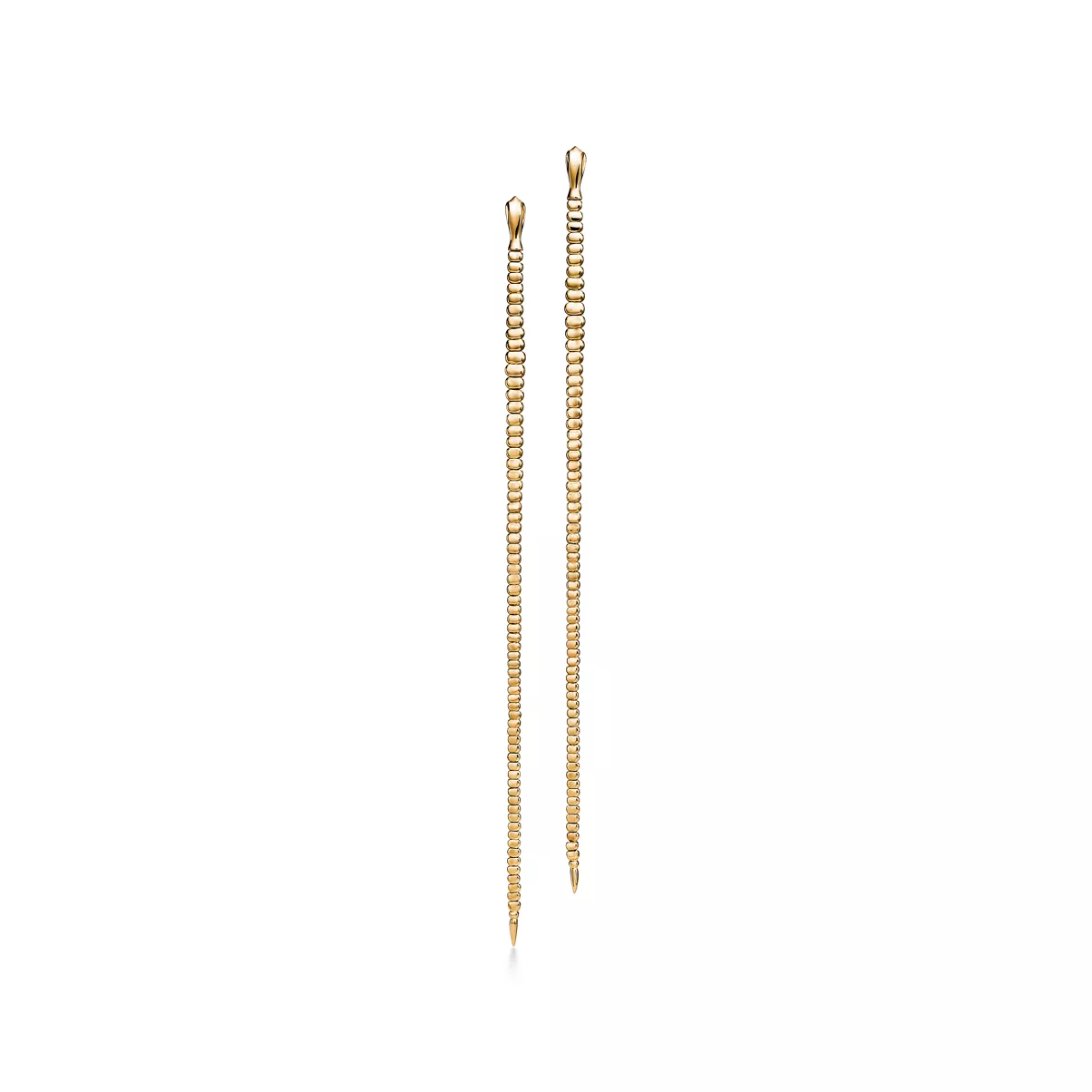 Snake Earrings in Yellow Gold