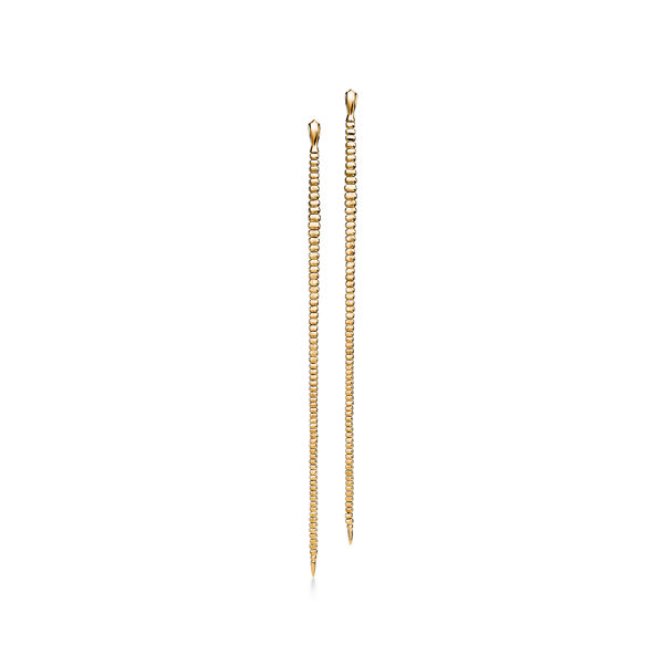 Elsa Peretti®:Snake Earrings in Yellow Gold