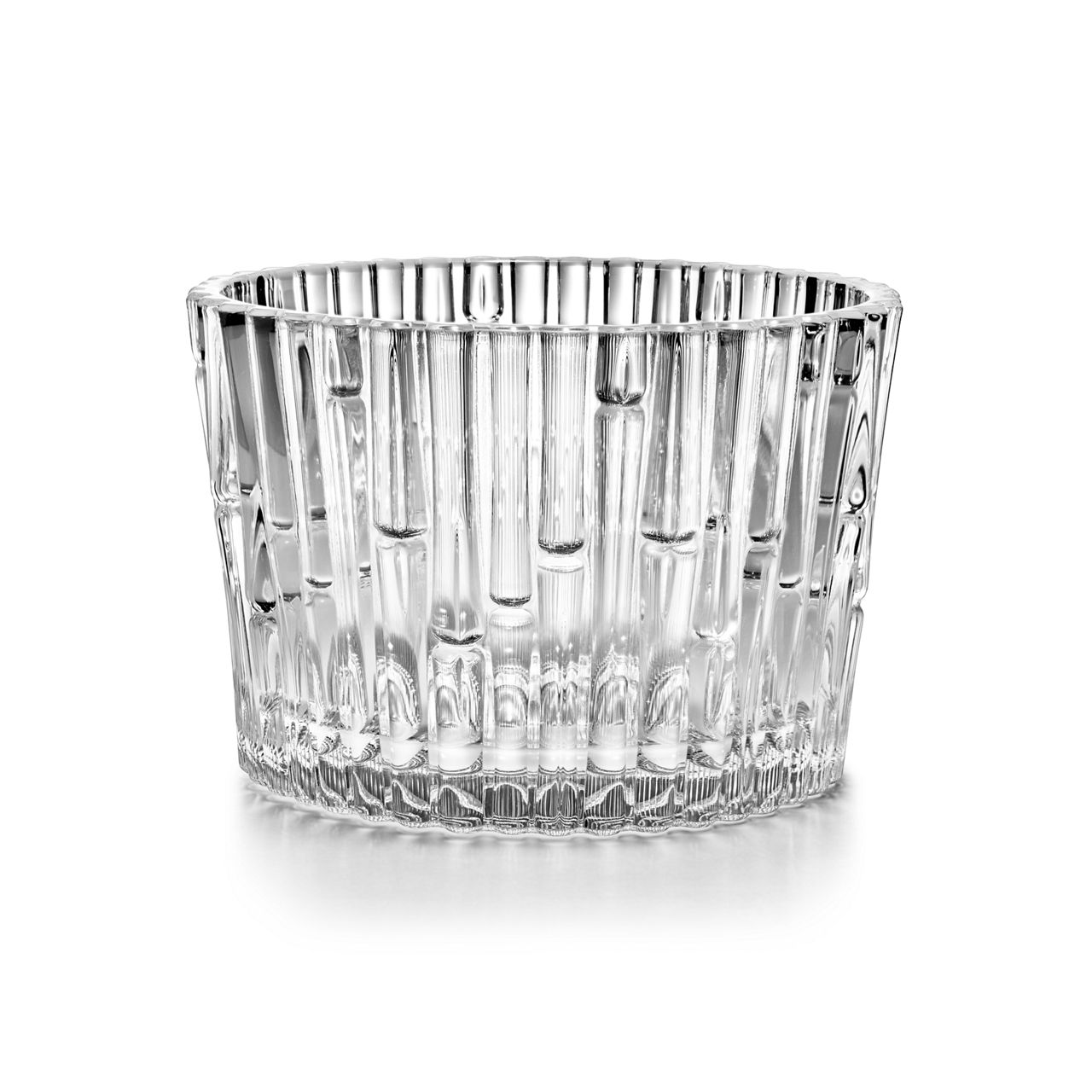 Tiffany Bamboo:Small Bowl in Crystal Glass image number 0