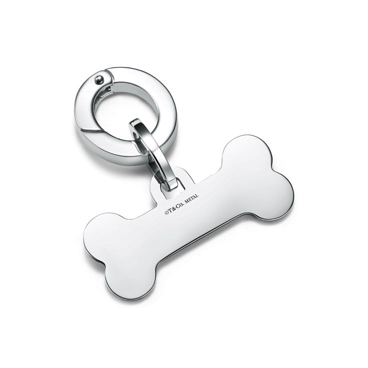 Return to Tiffany™:Bone Pet Collar Charm in Stainless Steel image number 1