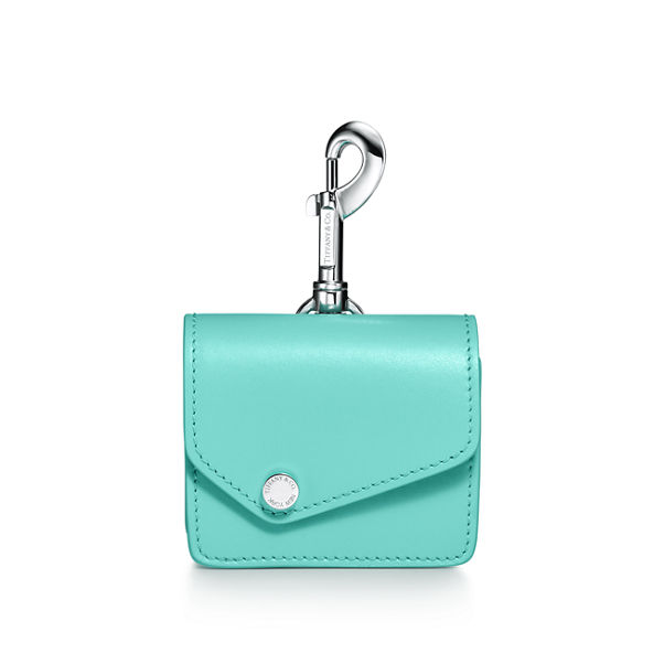 Pet Essentials:Portabolsas de piel color Tiffany Blue®