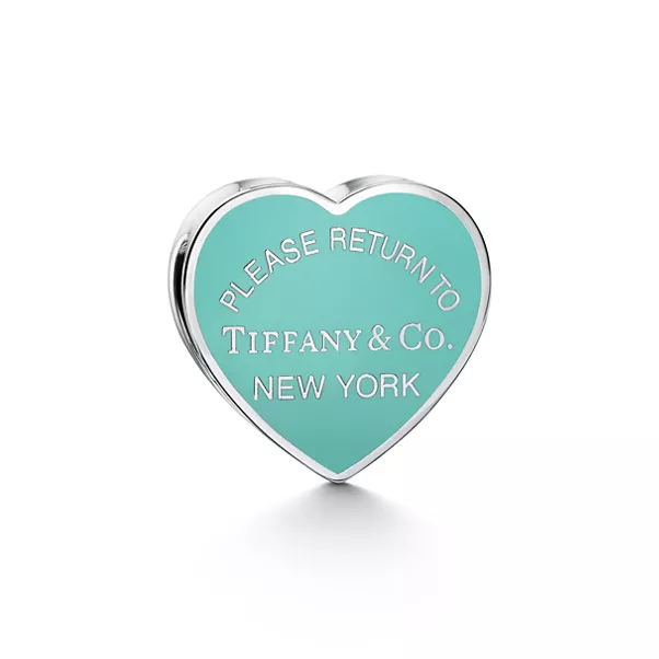 Heart Scarf Ring in Palladium-plated Brass